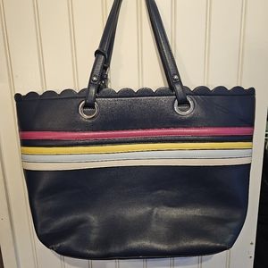 BORSANI! GORGEOUS FOR SPRING/Summer! Striped Tote